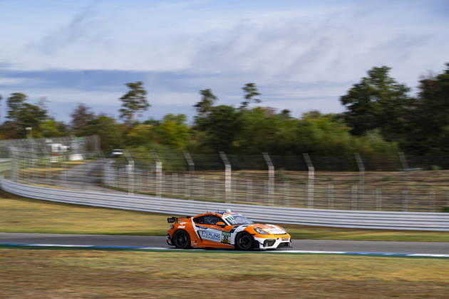 ADAC GT4 Germany, 11. + 12. Rennen Hockenheim 2026 92 Porsche 718 Cayman GT4 Clubsport, Team Wimmer Werk Motorsport: Egor Litvinenko, Oskar Dix - picture by Gruppe C Photography Sachsenring Hockenheimring Bayern Germany Copyright: xGruppexCxPhotographyx