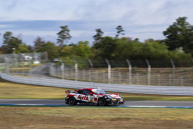 ADAC GT4 Germany, 11. + 12. Rennen Hockenheim 2026 30 Porsche 718 Cayman GT4 RS Clubsport, Avia W&S Motorsport: Maximilian Schreyer, Alon Gabbay - picture by Gruppe C Photography Sachsenring Hockenheimring Bayern Germany Copyright: xGruppexCxPhotographyx