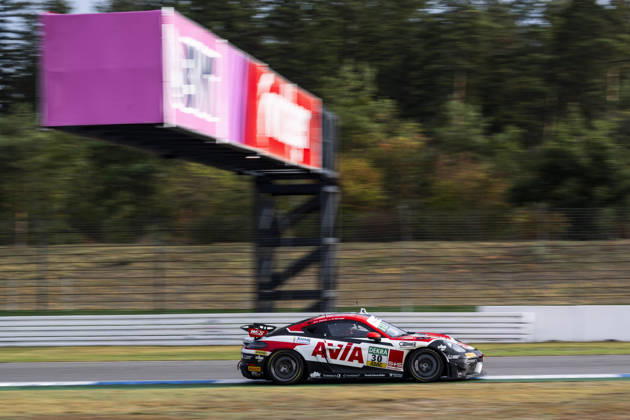 ADAC GT4 Germany, 11. + 12. Rennen Hockenheim 2026 30 Porsche 718 Cayman GT4 RS Clubsport, Avia W&S Motorsport: Maximilian Schreyer, Alon Gabbay - picture by Gruppe C Photography Sachsenring Hockenheimring Bayern Germany Copyright: xGruppexCxPhotographyx