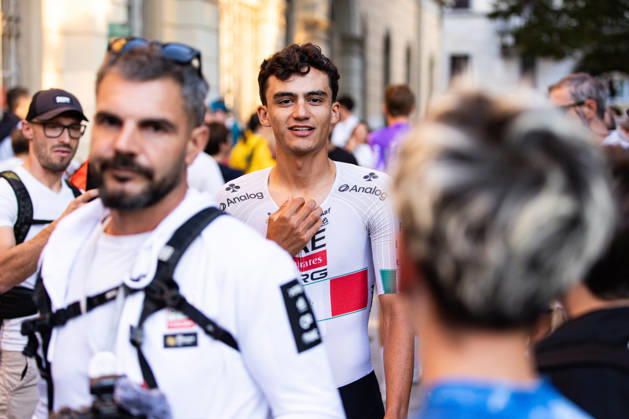 120th ILombardia Team Presentation Isaac Del Toro of UAE Team Emirates attends the 120th Lombardia team presentation in Bergamo, Italy, on October 9, 2026. Bergamo Italy Copyright: xTommasoxBerardix originalFilename:berardi-120thilo261009_npJt3