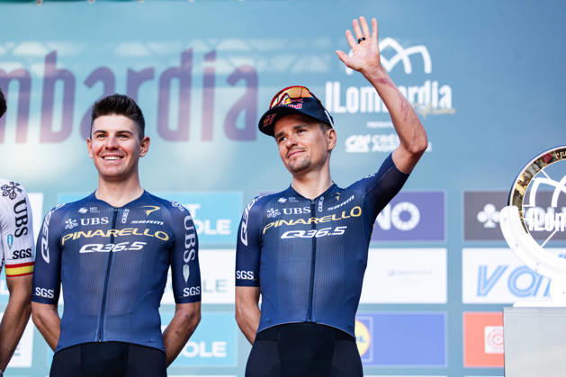 120th ILombardia Team Presentation Tom Pidcock of Pinarello Q36.5 attends the 120th Lombardia team presentation in Bergamo, Italy, on October 9, 2026. Bergamo Italy  Copyright: xTommasoxBerardix originalFilename:berardi-120thilo261009_npmPt