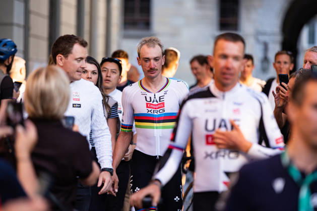 120th ILombardia Team Presentation Brandon McNulty of UAE Team Emirates attends the 120th ILombardia team presentation in Bergamo, Italy, on October 9, 2026. Bergamo Italy  Copyright: xTommasoxBerardix originalFilename:berardi-120thilo261009_npOpA