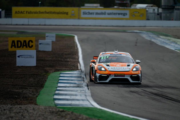 ADAC GT4 Germany, 11. + 12. Rennen Hockenheim 2026 92 Porsche 718 Cayman GT4 Clubsport, Team Wimmer Werk Motorsport: Egor Litvinenko, Oskar Dix - picture by Gruppe C Photography Sachsenring Hockenheimring Bayern Germany Copyright: xGruppexCxPhotographyx