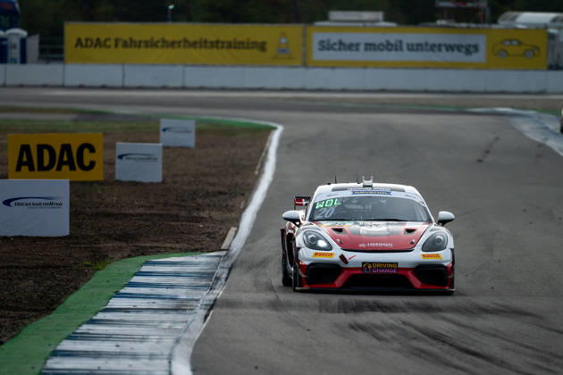 ADAC GT4 Germany, 11. + 12. Rennen Hockenheim 2026 20 Porsche 718 Cayman GT4 RS Clubsport, razoon - more than racing: Harald Huber, Jack James - picture by Gruppe C Photography Sachsenring Hockenheimring Bayern Germany Copyright: xGruppexCxPhotographyx