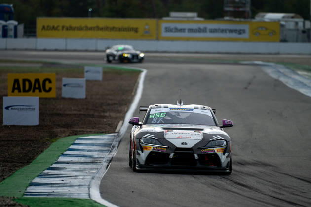 ADAC GT4 Germany, 11. + 12. Rennen Hockenheim 2026 87 Toyota GR Supra GT4 EVO2, CRT Lucas Cartelle, Hudson Schwartz - picture by Gruppe C Photography Sachsenring Hockenheimring Bayern Germany Copyright: xGruppexCxPhotographyx