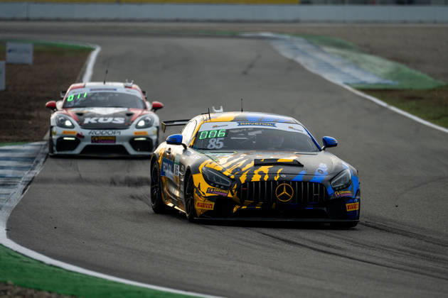 ADAC GT4 Germany, 11. + 12. Rennen Hockenheim 2026 85 Mercedes-AMG GT4, CV Performance X JP Motorsport: Kyam Potez, Jonathan Engström - picture by Gruppe C Photography Sachsenring Hockenheimring Bayern Germany Copyright: xGruppexCxPhotographyx