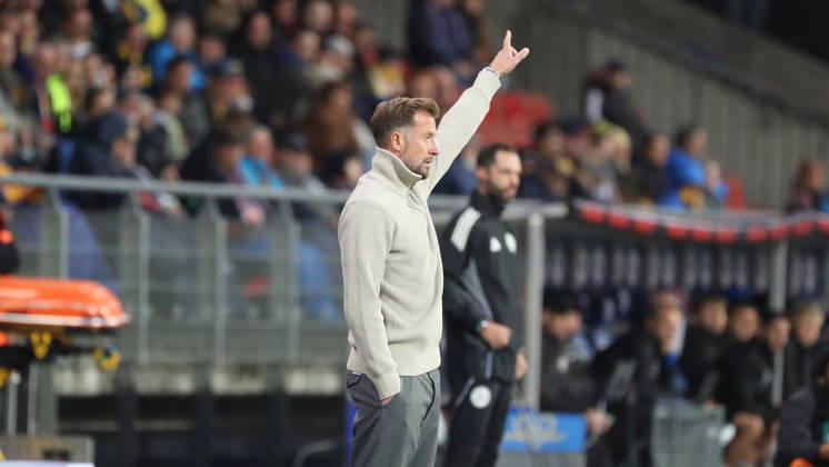 Braunschweig vs. Kiel, 2nd Bundesliga Braunschweig, October 9, 2026, Soccer, Men’s, 2nd Bundesliga, 2026–2027 Season, Eintracht Braunschweig vs. Holstein Kiel Head Coach Lars Kornetka Eintracht Braunschweig DFL DFB REGULATIONS PROHIBIT ANY USE OF PHOTOGRAPHS AS IMAGE SEQUENCES AND OR QUASI-VIDEO Stadion an der Hamburger Straße Lower Saxony, Germany