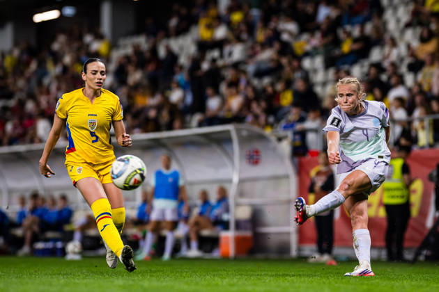 October 9, 2010: Julie Blakstad of Norway during the FIFA Women’s World Cup Qualifier soccer match between Romania and Norway on October 9, 2026 in Bucharest. Photo by Marius Simensen, BILDBYRAN COP 238 bbeng women s FIFA World Cup qualifiers soccer football international match Norway Romania Copyright: MARIUSxSIMENSEN BB261009BB701