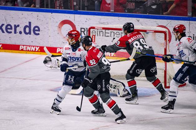 COLOGNE, GERMANY - 9 OCTOBER, 2026: - The PENNY DEL Ice hockey, Eishockey match Koelner Haie vs. Schwenninger Wild Wings at LANXESS arena. Copyright: xVitaliixKliuievx