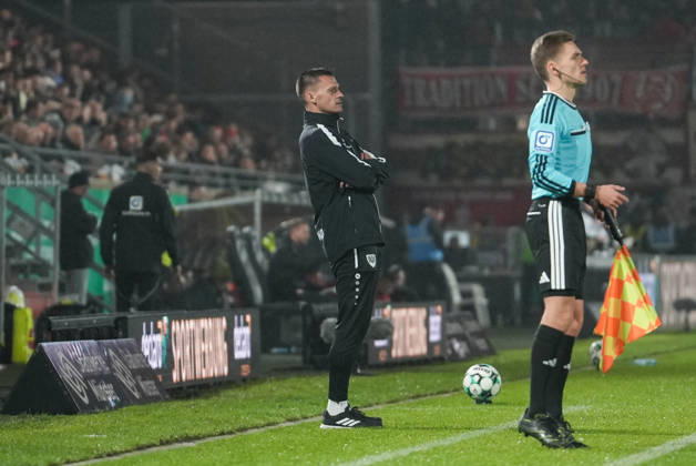 Germany 3rd Division 2026–2027, Matchday 8: SC Preußen Münster vs. Rot-Weiß Essen, Friday, October 9, 2026, LVM Preußenstadion, Münster, North Rhine-Westphalia, Germany; Thomas Wörle, Head Coach, SC Preußen Münster Copyright: xMerlexKölkingx