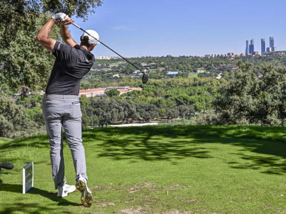 October 9, 2026, Madrid, Madrid, Spain: LUDVIG ABERG of Sweden hitting the ball from the tee during the Open de EspaoÂ±a presented by Madrid at Club de Campo Villa de Madrid on October 09, 2026 in Madrid, Spain. Madrid Spain - ZUMAc312 20261009_zsp_c312_223 Copyright: xOscarxManuelxSanchezx