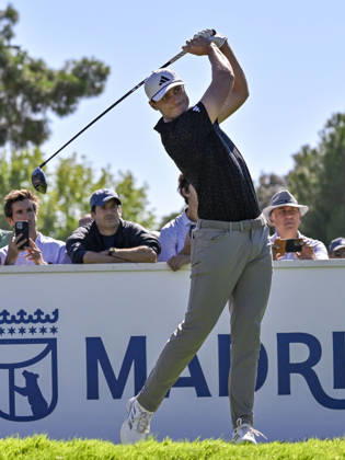 October 9, 2026, Madrid, Madrid, Spain: LUDVIG ABERG of Sweden hitting the ball from the tee during the Open de EspaoÂ±a presented by Madrid at Club de Campo Villa de Madrid on October 09, 2026 in Madrid, Spain. Madrid Spain - ZUMAc312 20261009_zsp_c312_226 Copyright: xOscarxManuelxSanchezx