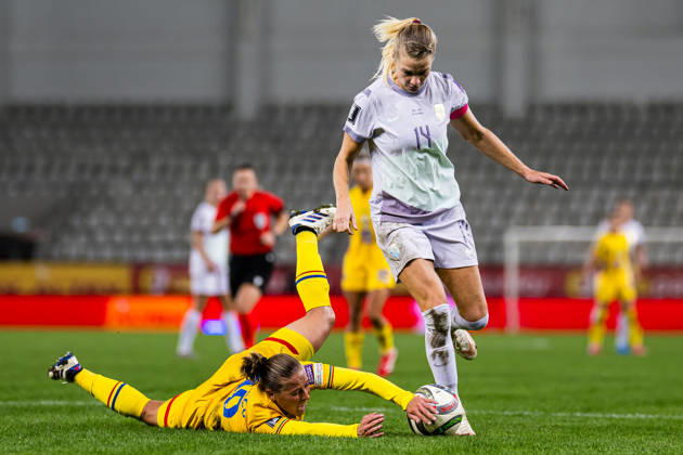 October 9, 2010: Ada Hegerberg of Norway during the FIFA Women’s World Cup Qualifier soccer match between Romania and Norway on October 9, 2026 in Bucharest. Photo by Marius Simensen. BILDBYRAN COP 238 bbeng women s FIFA World Cup qualifiers soccer football international match Norway Romania  Copyright: MARIUSxSIMENSEN BB261009BB767