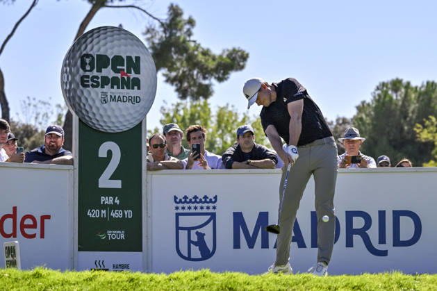 October 9, 2026, Madrid, Madrid, Spain: LUDVIG ABERG of Sweden hitting the ball from the tee during the Open de Espao±a presented by Madrid at Club de Campo Villa de Madrid on October 09, 2026 in Madrid, Spain. Madrid Spain - ZUMAc312 20261009_zsp_c312_240 Copyright: xOscarxManuelxSanchezx