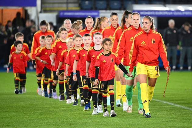 Belgium v Poland - FIFA Women s World Cup 2027 UEFA Qualifiers LEUVEN, BELGIUM - OCTOBER 09 : Wullaert Tessa forward of Belgium during the FIFA Women s World Cup 2027 UEFA European Qualifiers play-offs round 1 path 2 first leg match between Belgium and Poland on October 9, 2026 in Leuven, Belgium, 09 10 2026 Leuven Belgium  Copyright: xVincentxKalutx