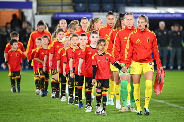 Belgium v Poland - FIFA Women s World Cup 2027 UEFA Qualifiers LEUVEN, BELGIUM - OCTOBER 09 : Wullaert Tessa forward of Belgium during the FIFA Women s World Cup 2027 UEFA European Qualifiers play-offs round 1 path 2 first leg match between Belgium and Poland on October 9, 2026 in Leuven, Belgium, 09 10 2026 Leuven Belgium  Copyright: xVincentxKalutx