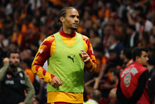 October 9, 2026, Sariyer, Istanbul, Turkey: Leroy Sane (C) of Galatasaray warms up during the Turkish Super League 2026 27 match between Galatasaray and Kasimpasa at RAMS Park Stadium in Istanbul, Turkey, on October 9, 2026. Turkish Super League 2026 27 - Galatasaray Vs Kasimpasa  - ZUMAu194 20261009_zip_u194_019 Copyright: xTolgaxUluturkx