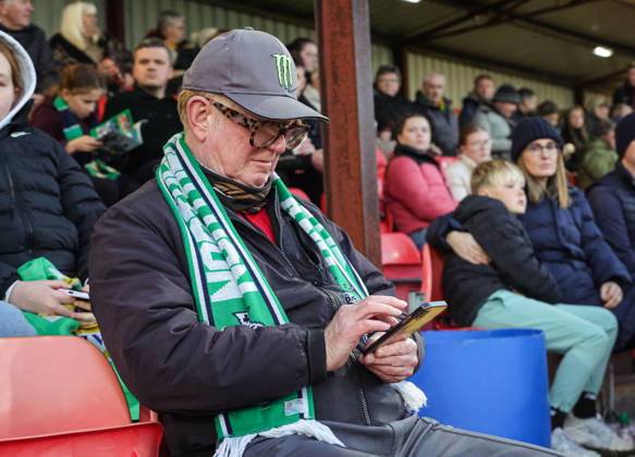 2027 FIFA Women s World Cup Round One Qualifying Play-off First Leg, Inver Park, Larne 9 10 2026 Northern Ireland vs Portugal A view of a Northern Ireland fan ahead of the match A view of a Northern Ireland fan ahead of the match 9 10 2026  Copyright: xx N Ireland v Portugal_019