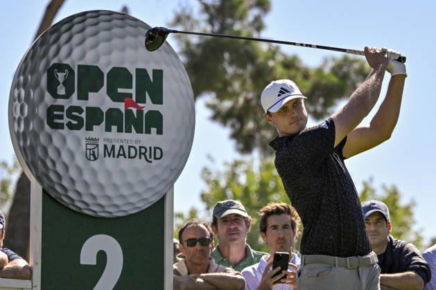 October 9, 2026, Madrid, Madrid, Spain: LUDVIG ABERG of Sweden hitting the ball from the tee during the Open de EspaoÂ±a presented by Madrid at Club de Campo Villa de Madrid on October 09, 2026 in Madrid, Spain. Madrid Spain - ZUMAc312 20261009_zsp_c312_278 Copyright: xOscarxManuelxSanchezx