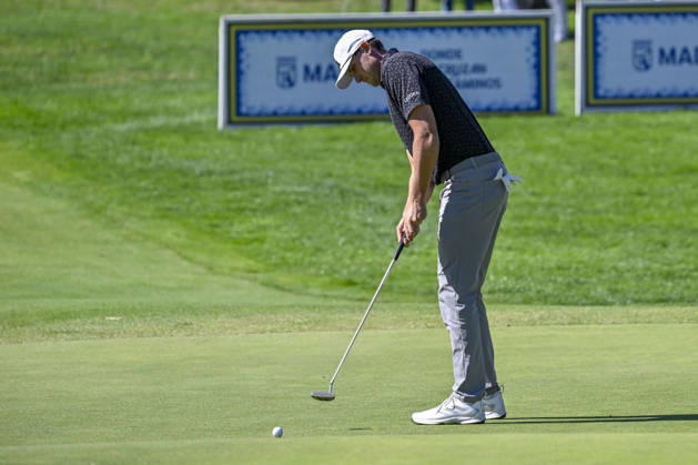 October 9, 2026, Madrid, Madrid, Spain: LUDVIG ABERG of Sweden putting the ball onto the green during the Open de EspaoÂ±a presented by Madrid at Club de Campo Villa de Madrid on October 09, 2026 in Madrid, Spain. Madrid Spain - ZUMAc312 20261009_zsp_c312_280 Copyright: xOscarxManuelxSanchezx