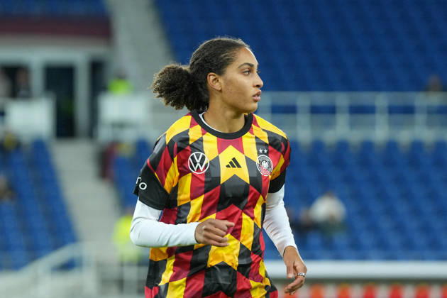 Cora Zicai, Germany Women s National Team, 14, Germany, soccer, international match, friendly match, exhibition match, 2026–2027, Germany vs. Australia, October 9, 2026, BBBank Wildpark, Karlsruhe, Karlsruhe, BBBank Wildpark, Baden-Württemberg, Germany Copyright: xArnexAmbergx