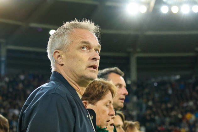 Karlsruhe, Germany, October 9, 2026 International Friendly Match: Germany Women vs. Australia Women Pictured: German National Team Coach Christian Wück (Wueck) Copyright: HMBxMedia MadeleinexFantini
