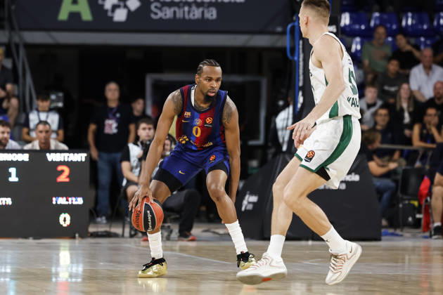 October 9, 2026, Barcelona, Barcelona, Spain: Kevin Paunter of FC Barcelona, Barca in action during the EuroLeague League Phase MD 4 match played between FC Barcelona and Zalgiris Kaunas at Palau Blaugrana on October 09, 2026 in Barcelona, Spain. FC Barcelona V Zalgiris Kaunas - Euroleague 2026 2027 - ZUMAa181 20261009_zaa_a181_271 Copyright: xJavierxBorregox