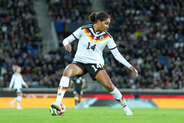 Cora Zicai, Germany Women s National Team, 14 on the Ball, Germany, soccer, international match, friendly match, exhibition match, 2026–2027, Germany vs. Australia, October 9, 2026, BBBank Wildpark, Karlsruhe, Karlsruhe, BBBank Wildpark, Baden-Württemberg, Germany Copyright: xArnexAmbergx
