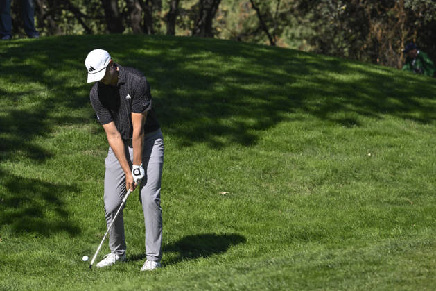 October 9, 2026, Madrid, Madrid, Spain: LUDVIG ABERG of Sweden hitting the ball out of the rough during the Open de EspaoÂ±a presented by Madrid at Club de Campo Villa de Madrid on October 09, 2026 in Madrid, Spain. Madrid Spain - ZUMAc312 20261009_zsp_c312_407 Copyright: xOscarxManuelxSanchezx