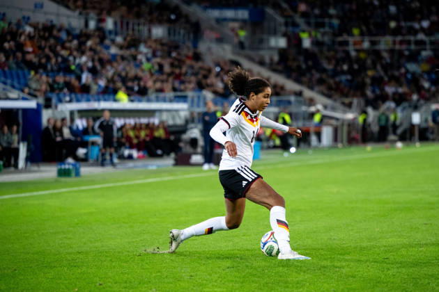 October 9, 2026, GER, Soccer, Women s, International Match, Karlsruhe, Germany vs. Australia, Cora Zicai, Germany, 2:00 p.m., Karlsruhe BBBank Wildpark, Baden-Württemberg, Germany Copyright: xNordphoto Memmlerx