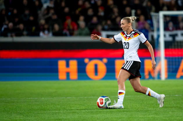 October 9, 2026, GER, Soccer, Women s, International Match, Karlsruhe, Germany vs. Australia, Elisa Senß, Germany, 20 am Ball, Karlsruhe, BBBank Wildpark, Baden-Württemberg, Germany Copyright: xNordphoto Memmlerx
