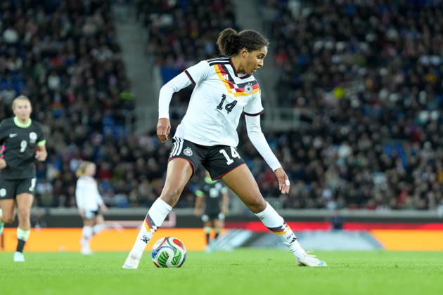 Cora Zicai, Germany Women s National Team, 14 on the Ball, Germany, soccer, international match, friendly match, exhibition match, 2026–2027, Germany vs. Australia, October 9, 2026, BBBank Wildpark, Karlsruhe, Karlsruhe, BBBank Wildpark, Baden-Württemberg, Germany Copyright: xArnexAmbergx
