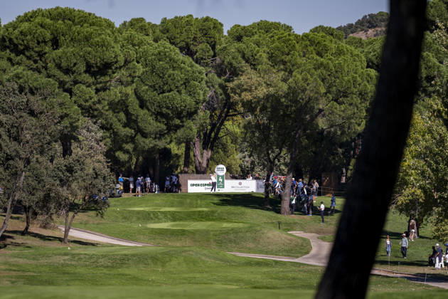 Open de Espana presented by Madrid - Day Two MADRID, SPAIN - OCTOBER 9: A general view of the field while Eugenio Chacarra of Spain tees off on day two of the Open de Espana presented by Madrid at Club de Campo Villa de Madrid on October 9, 2026 in Madrid, Spain. Madrid Club de Campo Villa de Madrid Madrid Spain Copyright: xAlbertoxGardinx AGardin_20261009_Golf_Esp_Mad_1199