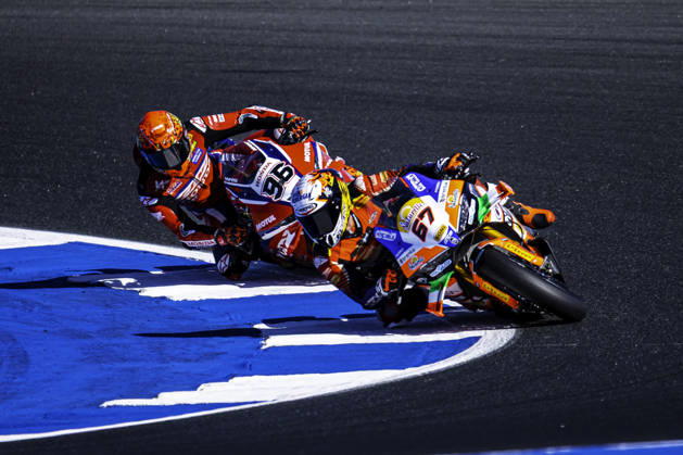 October 9, 2026, Cascais, Lisbon, Portugal: ALBERTO SURRA of Motocorsa Racing and JAKE DIXON of Honda HRC in action during the Free Practice 2 of the FIM Superbike World Championship, WM, Weltmeisterschaft at Circuito Estoril on October 9, 2026 in Cascais, Portugal. Cascais Portugal - ZUMAr200 20261009_zsp_r200_067 Copyright: xNunoxReisinhox