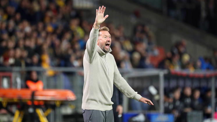 Braunschweig vs. Kiel, 2nd Bundesliga Braunschweig, October 9, 2026, Soccer, Men s, 2nd Bundesliga, 2026–2027 Season, Eintracht Braunschweig vs. Holstein Kiel Head Coach Lars Kornetka Eintracht Braunschweig DFL DFB REGULATIONS PROHIBIT ANY USE OF PHOTOGRAPHS AS IMAGE SEQUENCES AND OR QUASI-VIDEO Stadion an der Hamburger Straße Lower Saxony Germany