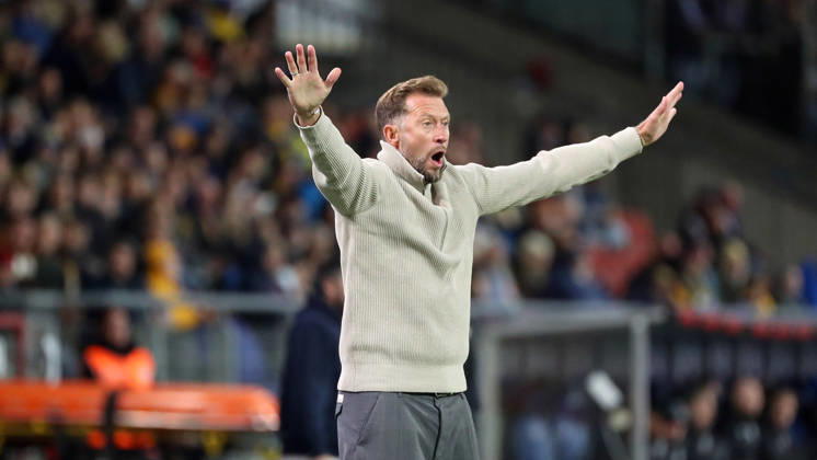 Braunschweig vs. Kiel, 2nd Bundesliga Braunschweig, October 9, 2026, Soccer, Men s, 2nd Bundesliga, 2026–2027 Season, Eintracht Braunschweig vs. Holstein Kiel Head Coach Lars Kornetka Eintracht Braunschweig DFL DFB REGULATIONS PROHIBIT ANY USE OF PHOTOGRAPHS AS IMAGE SEQUENCES AND OR QUASI-VIDEO Stadion an der Hamburger Straße Lower Saxony Germany