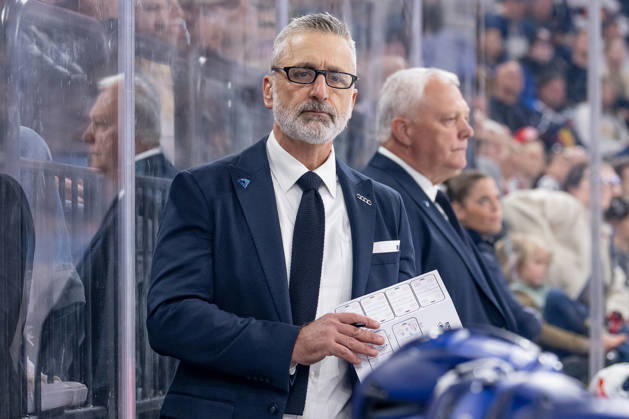 Mark French, Head Coach, ERC Ingolstadt (GER), EHC Red Bull Munich vs. ERC Ingolstadt, DEL, 2026–2027 season, Matchday 7, October 9, 2026. Photo: HMB Media, Franz Feiner Copyright: HMBxMedia FranzxFeiner