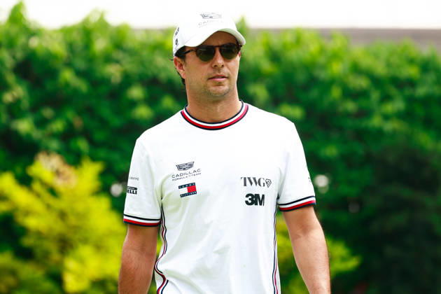 F1 - SINGAPORE GRAND PRIX 2026 PEREZ Sergio (mex), Cadillac F1 Team MAC-26, portrait during the 2026 Formula 1 Singapore Grand Prix, 17th round of the 2026 Formula One World Championship, WM, Weltmeisterschaft from October 9 to 11, 2026 on the Marina Bay Street Circuit, in Singapore, Singapore - SingaporeSingapore Copyright: xDPPIx