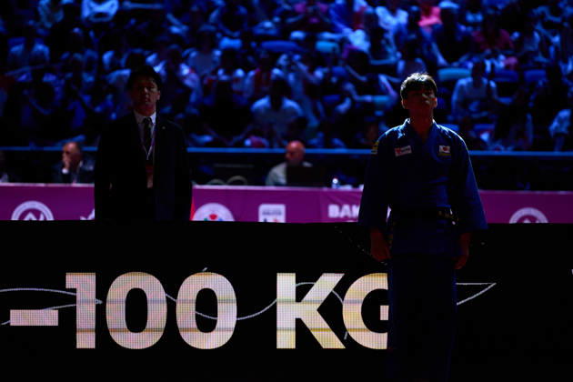 Dota Arai (JPN), OCTOBER 9, 2026 -Judo : World Judo Championships BAKU2026 Mens -100kgFinal match at National Gymnastics Arena in Baku, Azerbaijan. aflo_354713650 KenxAsakurax