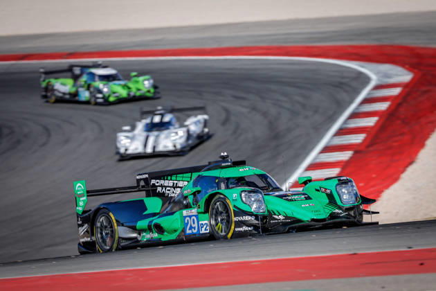 AUTO - ELMS - 4 HOURS OF PORTIMAO 2026 29 ROUSSET Louis (fra), GRAY Oliver (gbr), MASSON Esteban (fra), Forestier Racing by Panis, Oreca 07 - Gibson, LMP2, action during the 4 Hours of Portimao 2026, 6th round of the 2026 European Le Mans Series on the Autodromo Internacional do Algarve from October 8 to 10, 2026 in Portimao, Portugal - PortimaoPortugal  Copyright: xPauloxMariax