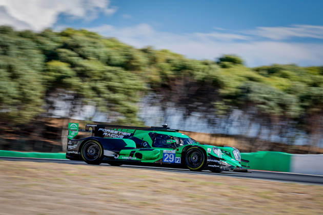 AUTO - ELMS - 4 HOURS OF PORTIMAO 2026 29 ROUSSET Louis (fra), GRAY Oliver (gbr), MASSON Esteban (fra), Forestier Racing by Panis, Oreca 07 - Gibson, LMP2, action during the 4 Hours of Portimao 2026, 6th round of the 2026 European Le Mans Series on the Autodromo Internacional do Algarve from October 8 to 10, 2026 in Portimao, Portugal - PortimaoPortugal  Copyright: xPauloxMariax