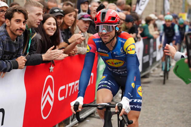 Italy s Giulio Ciccone of Lidl-Trek during the 120th edition of the Il Lombardia, Tour of Lombardy cycling race, a 239 km one day race from Bergamo to Como on October 10, 2026, Italy. Copyright: xGianxMattiaxD™Alberto LaPressex