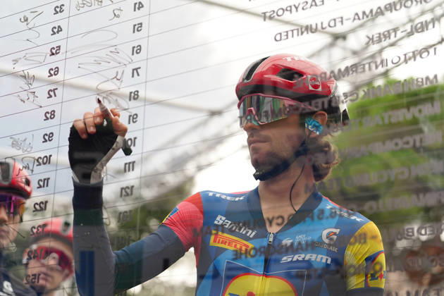 Italy s Giulio Ciccone of Lidl-Trek during the 120th edition of the Il Lombardia, Tour of Lombardy cycling race, a 239 km one day race from Bergamo to Como on October 10, 2026, Italy. Copyright: xGianxMattiaxD™Alberto LaPressex