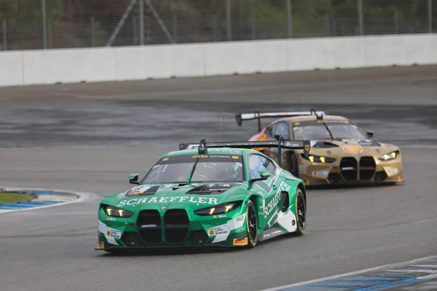 Hockenheim, Germany, October 9–11, 2026; DTM 2026 Season Finale at the Hockenheimring; Saturday Qualifying; Pictured: Marco Wittmann (GER 11) and Kelvin van der Linde (RSA 3) in the Schubert BMW at the Hockenheimring, Baden-Württemberg Copyright: xFotostandx xFWMEDIAx