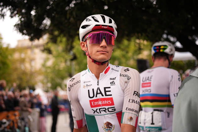 Mexico s Isaac Del Toro Romero of UAE Team Emirates XRG during the 120th edition of the Il Lombardia, Tour of Lombardy cycling race, a 239 km one day race from Bergamo to Como on October 10, 2026, Italy.  Copyright: xMarcoxAlpozzi xLaPressex