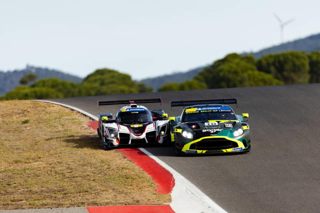 AUTO - MLC 2026 - PORTIMAO 09 IGLESIAS Louis (fra), DODDS Maxwell (gbr), ANS Motorsport, Ligier JS P325 - Toyota, LMP3, action 10 SAGER Philipp (aut), HASSE CLOT Valentin (fra), Racing Spirit of LÃ man, Aston Martin Vantage AMR GT3 Evo, GT3, action crash during the 6th round of the 2026 Michelin Le Mans Cup on the Autodromo Internacional do Algarve from October 8 to 10, 2026 in Portimao, Portugal - Copyright: xJoaoxFilipex