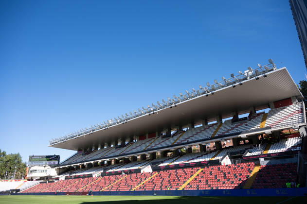 ESP LaLiga EA Sports Rayo Vallecano vs. Athletic Club: General view of the stadium during the LaLiga EA Sports match between Rayo Vallecano and Athletic Club, played at Ontime Butarque Stadium in Leganés, Madrid, on October 10, 2026, in Spain. Spanish Soccer Copyright: xAgenciaxLOFx