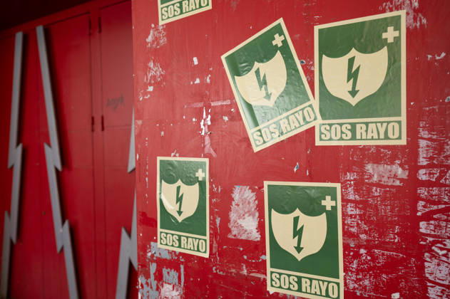 ESP LaLiga EA Sports Rayo Vallecano vs. Athletic Club SOS Rayo stickers placed around the Rayo Vallecano stadium during the LaLiga EA Sports match between Rayo Vallecano and Athletic Club, played at Vallecas Stadium in Madrid on October 10, 2026, in Spain. Spanish Soccer Copyright: xAgenciaxLOFx