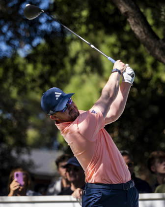 Golf 2026: Open De Espana: Day Three MADRID, SPAIN - OCTOBER 10: Connor Syme of Scotland tees off on day three of the Open de Espana presented by Madrid at Club de Campo Villa de Madrid on October 10, 2026 in Madrid, Spain. Madrid Club de Campo Villa de Madrid Madrid Spain Copyright: xAlbertoxGardinx AGardin_20261010_Golf_Esp_Mad_0038