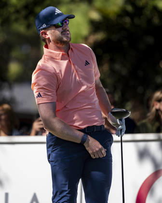 Golf 2026: Open De Espana: Day Three MADRID, SPAIN - OCTOBER 10: Connor Syme of Scotland tees off on day three of the Open de Espana presented by Madrid at Club de Campo Villa de Madrid on October 10, 2026 in Madrid, Spain. Madrid Club de Campo Villa de Madrid Madrid Spain Copyright: xAlbertoxGardinx AGardin_20261010_Golf_Esp_Mad_0040